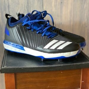 Adidas Baseball Cleats Sz.13  Black Blue New